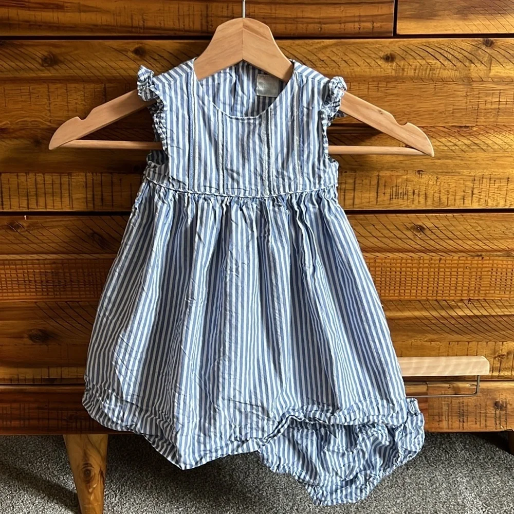 Edgehill Collection Blue Summer Baby Dress